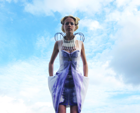 Anouk Wipprecht, a Dutch designer that uses 3D printing in her designs.