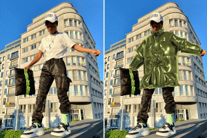 Gif of Changing Virtual Clothes